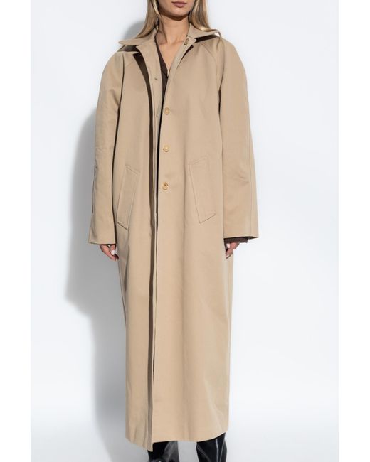 Moschino Natural Reversible Coat