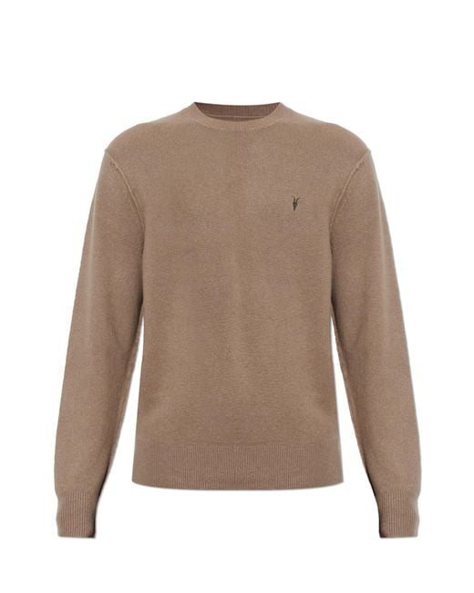 AllSaints Natural 'Statten' Sweater for men