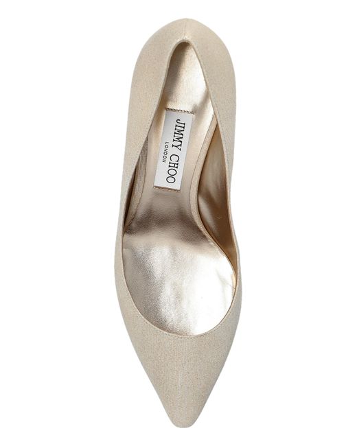 Jimmy Choo White Heeled Shoes "Romy"