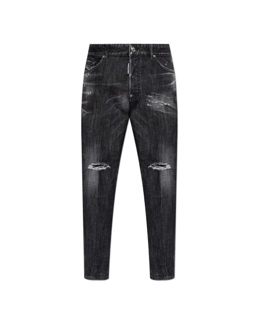 DSquared² Black 'Skater' Jeans for men