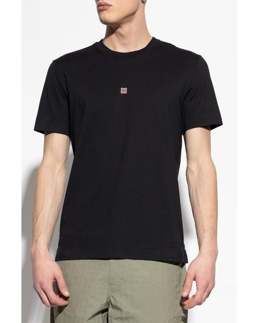 Givenchy Black T-Shirt With Logo for men