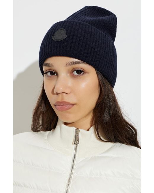 Moncler Blue Woolen Hat