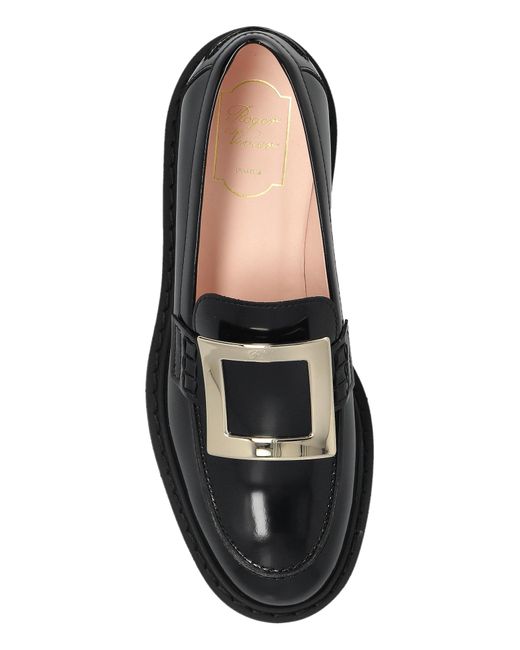 Roger Vivier Black Leather Boots 'Viv'Rangers'
