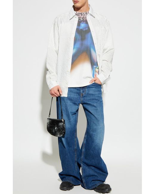 DIESEL White Shirt 'S-Simply-Gsbg' for men