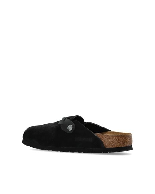 Birkenstock Black Boston Braided Clogs
