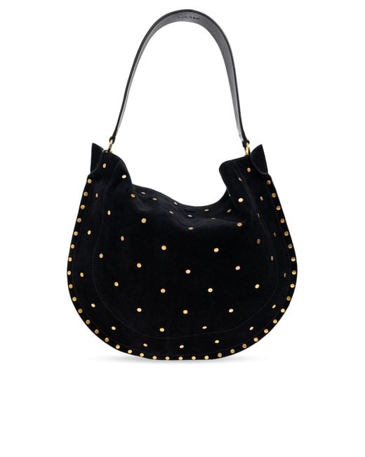 Isabel Marant Black "Oskan Hobo Soft" Shoulder Bag