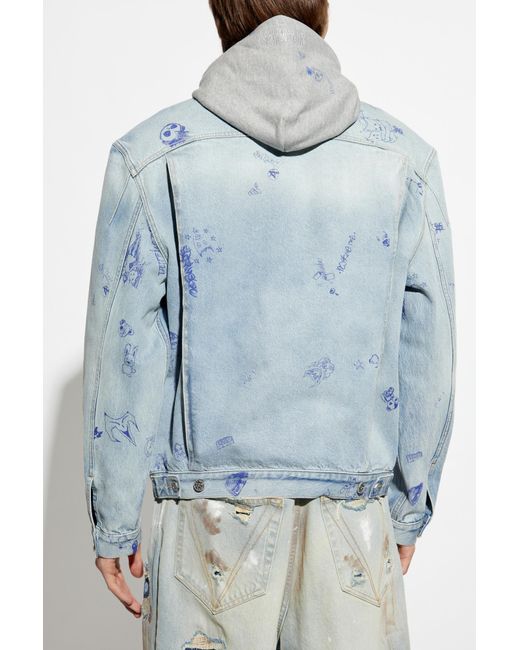 Vetements Blue Denim Jackets for men