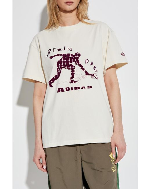Adidas Originals White Adidas X Brain Dead