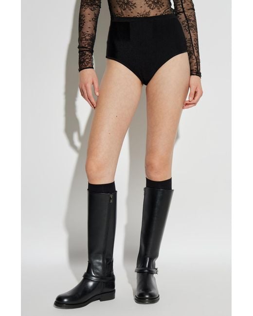 Givenchy Black Micro Shorts