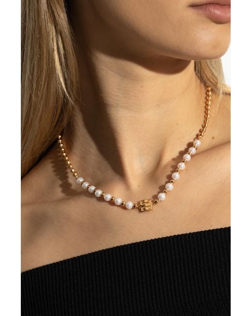 Givenchy Metallic Brass Necklace