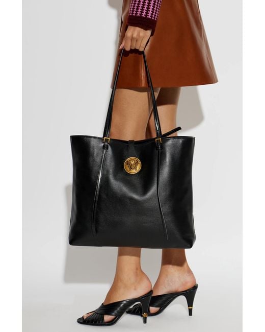 Versace Black Leather Bag