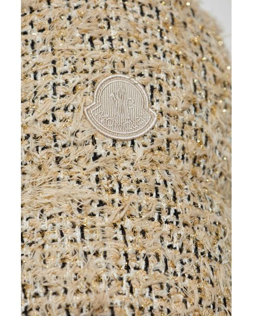 Moncler Natural Tweed Down Jacket 'Cochelle'