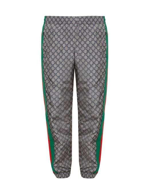 Gucci Brown 'web' jogging Pants for men