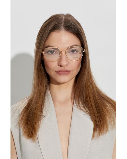Versace Metallic Prescription Glasses
