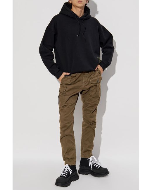 DSquared² Brown Pants Sexy Cargo for men