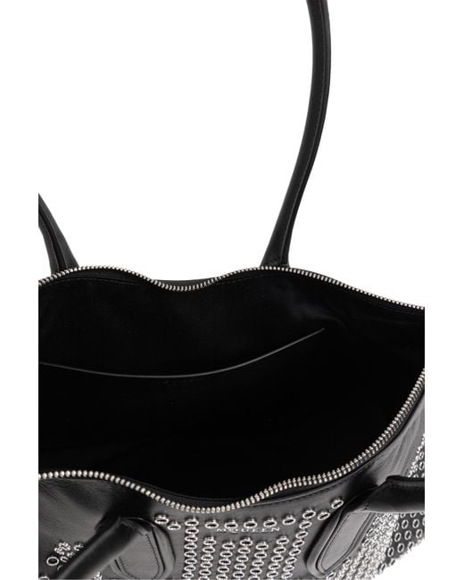 Alexander McQueen Black Handbag "Manta"