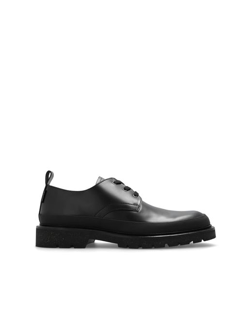 PS by Paul Smith Black 'willie' Derby Shoes, for men