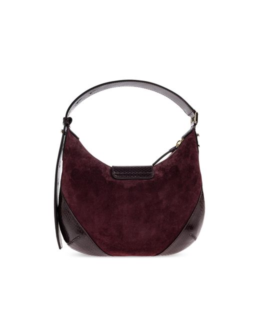 Jimmy Choo Purple Shoulder Bag 'Bar Small'