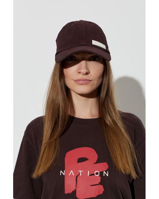 P.E Nation Brown Baseball Cap