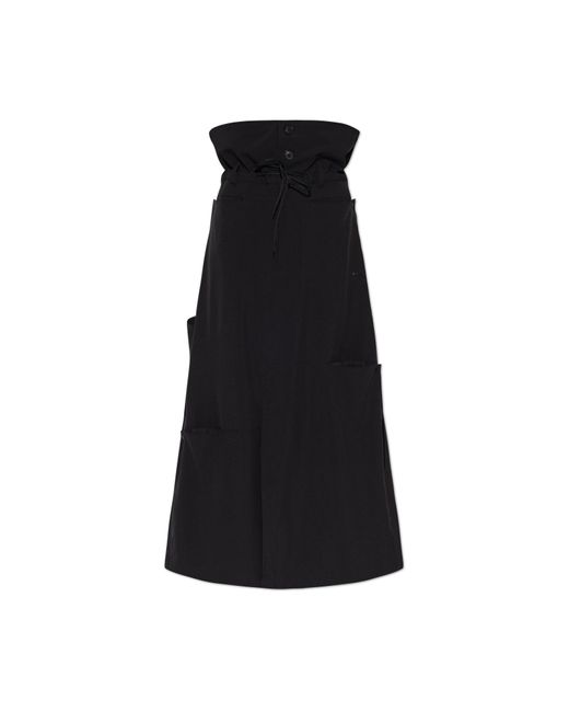Y-3 Black Skirt With Numerous Pockets