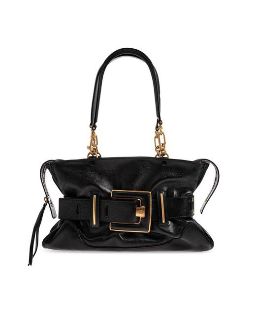 Balmain Black "Anthem" Shoulder Bag