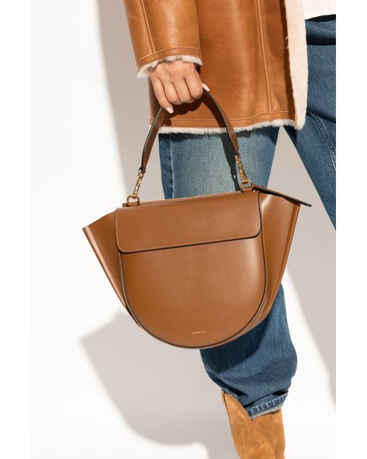 Wandler Brown Shoulder Bag 'Hortensia Medium'