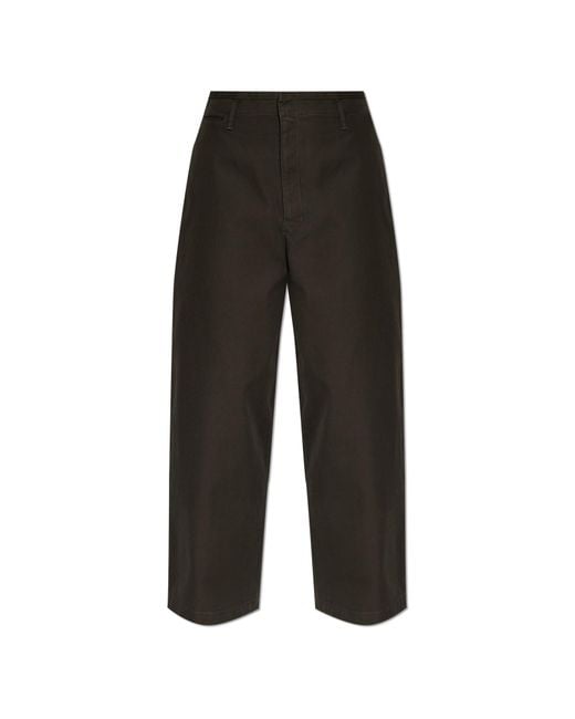 Lemaire Black High-Waisted Trousers