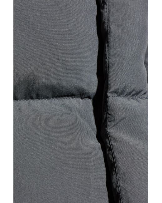 DIESEL Gray Down Jackets for men