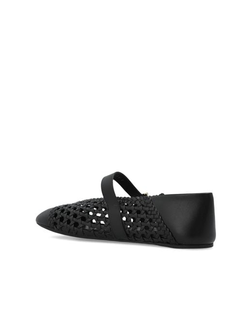 Ferragamo Black Ballet Flats "Nena"