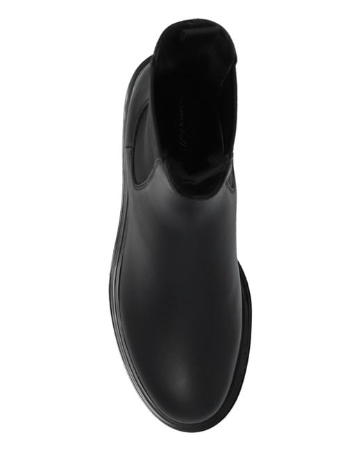 Gianvito Rossi Black Ankle Boots Chester