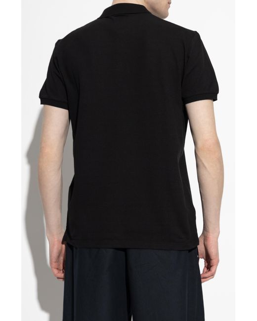 DSquared² Black Polo With Logo for men