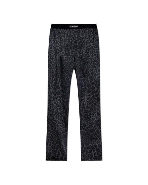 Tom Ford Black Pyjama Bottoms for men