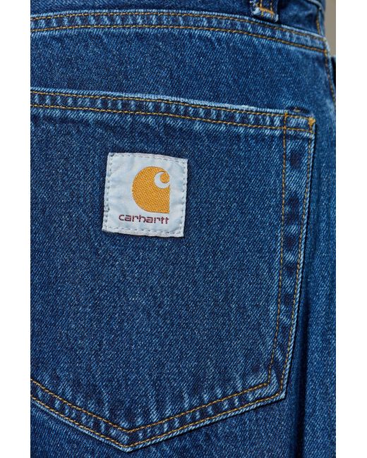 Carhartt Blue Jeans With Logo for men