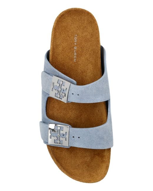 Tory Burch White 'Mellow' Slides