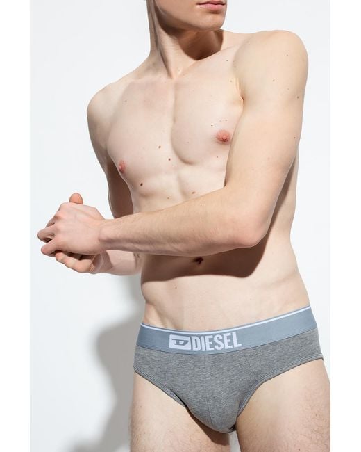 DIESEL Multicolor 'Umbr-Andre' Briefs Three-Pack for men