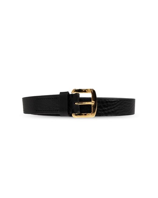 DSquared² Black Leather Belt