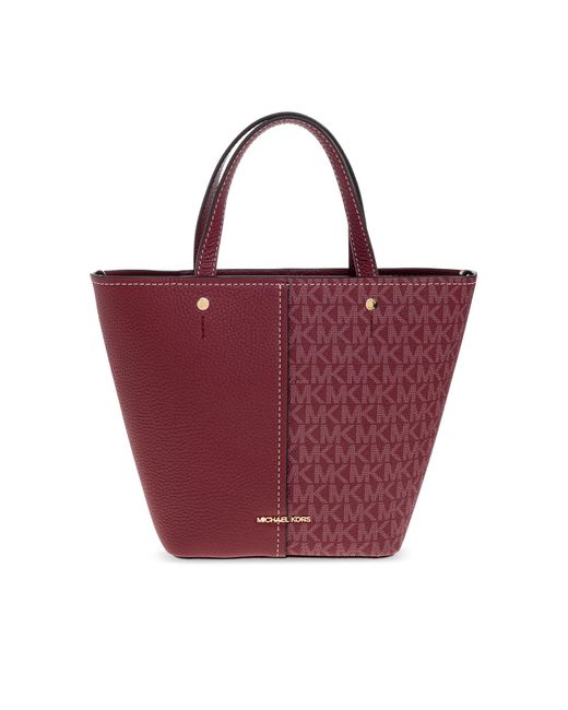 MICHAEL Michael Kors Red Handbag 'Flora Small'