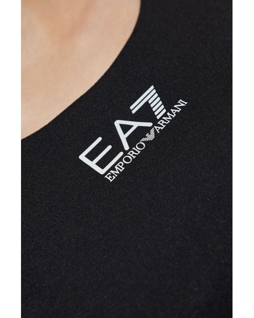 EA7 Black Short Training Top