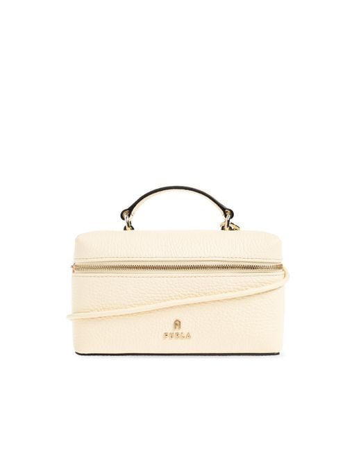 Furla Natural "Camelia Micro" Cosmetic Bag