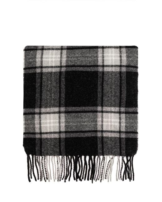 DIESEL Black Scarf With Hood 'S-Carhood' for men