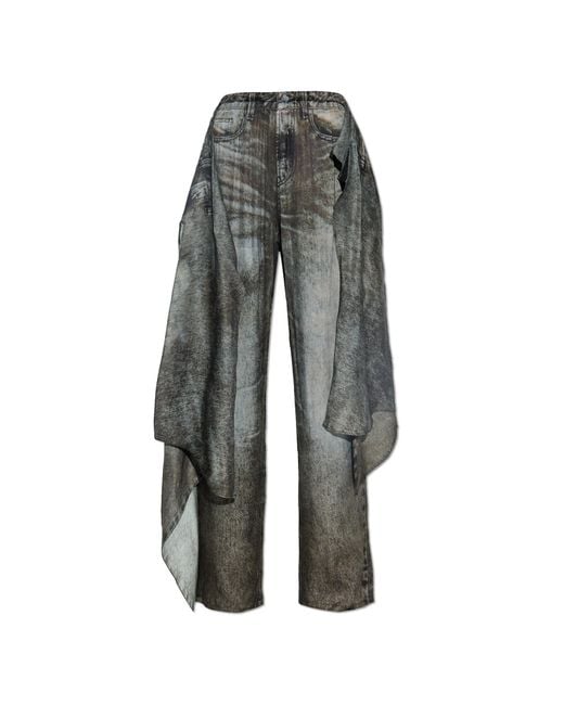 DIESEL Gray Trousers 'P-Aloma'