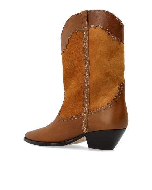 Isabel Marant Brown “Heeled Ankle Boots 'Duerto'