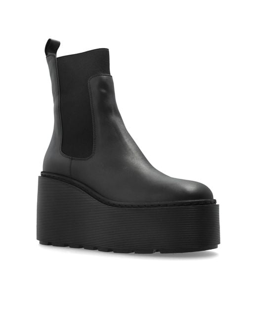 Vic Matié Black Platform Ankle Boots