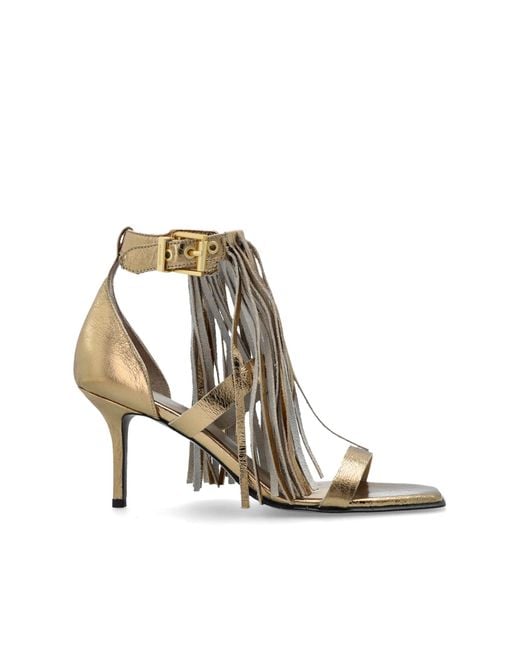 AllSaints White Paola Heeled Sandals