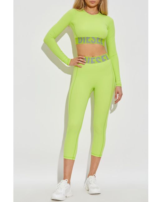 DIESEL Green Short Top "Melissa-D-Pop"
