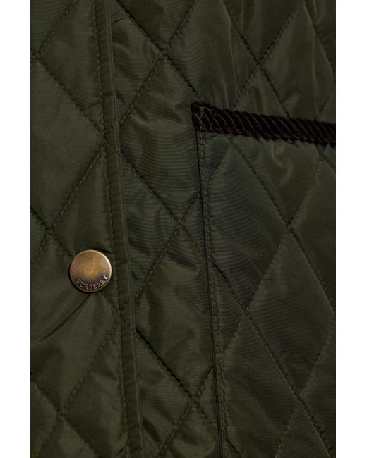 Burberry Green Quilted Jacket "Broadway"