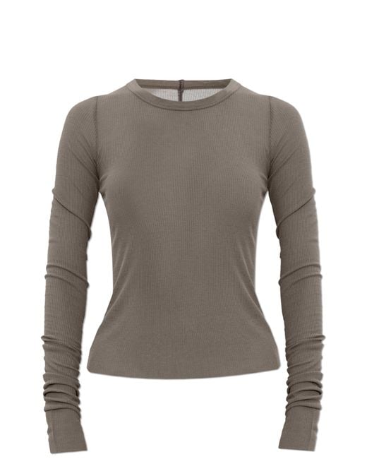 Rick Owens Natural Fitted Top