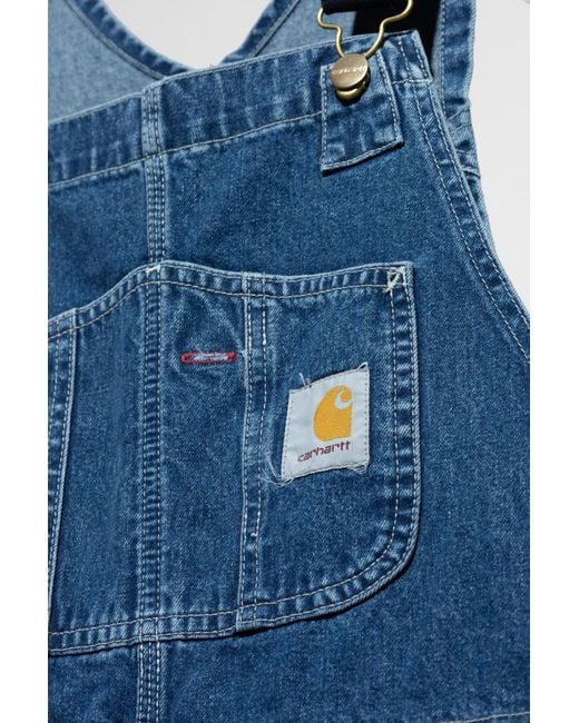 Carhartt Blue 'Bib Overall' Dungarees for men