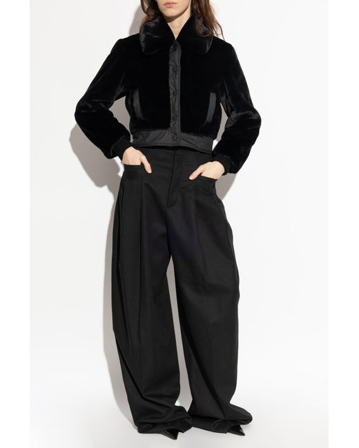 Perfect Moment Black Faux Fur Jacket "Giorgia"