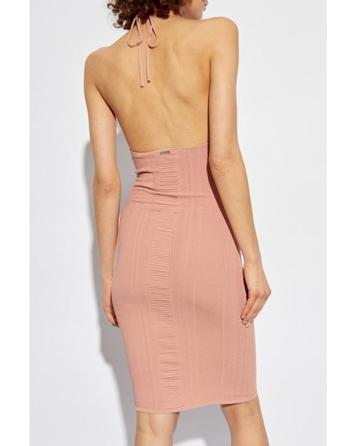 DSquared² Pink Backless Dress